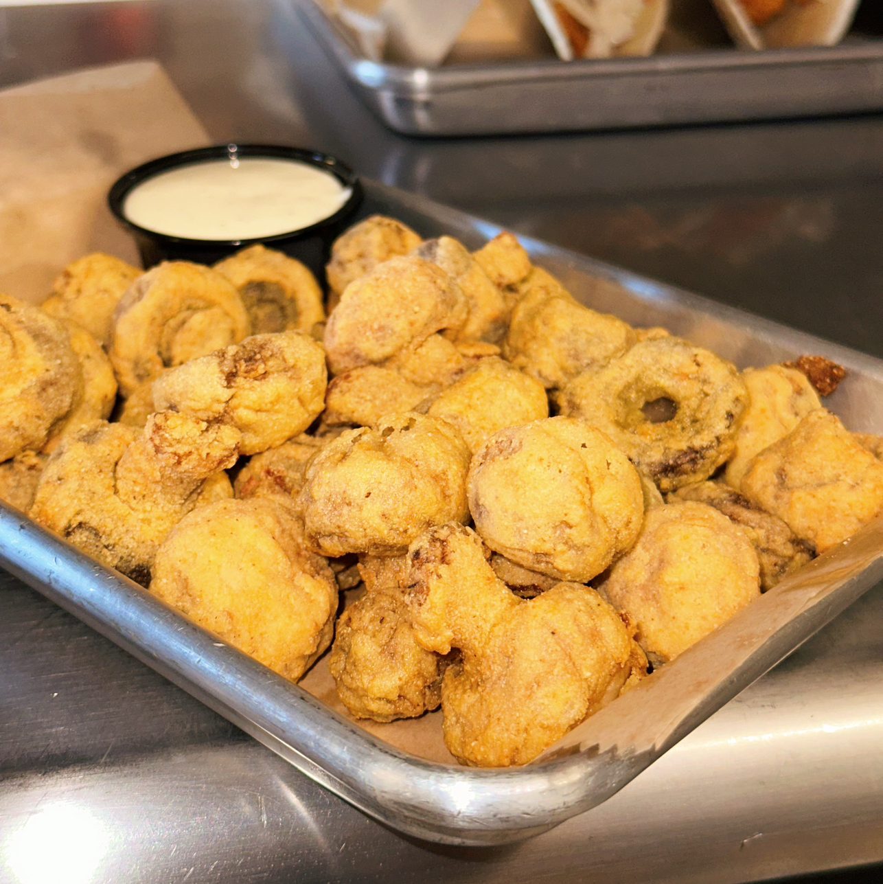 Fried Mushrooms.