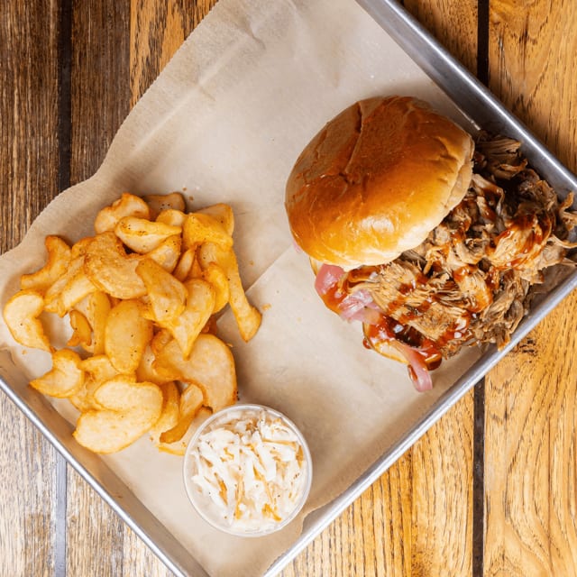 Pulled Pork Sandwich.