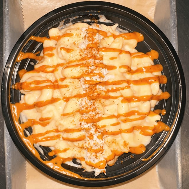 Crabby Mac & Cheese.