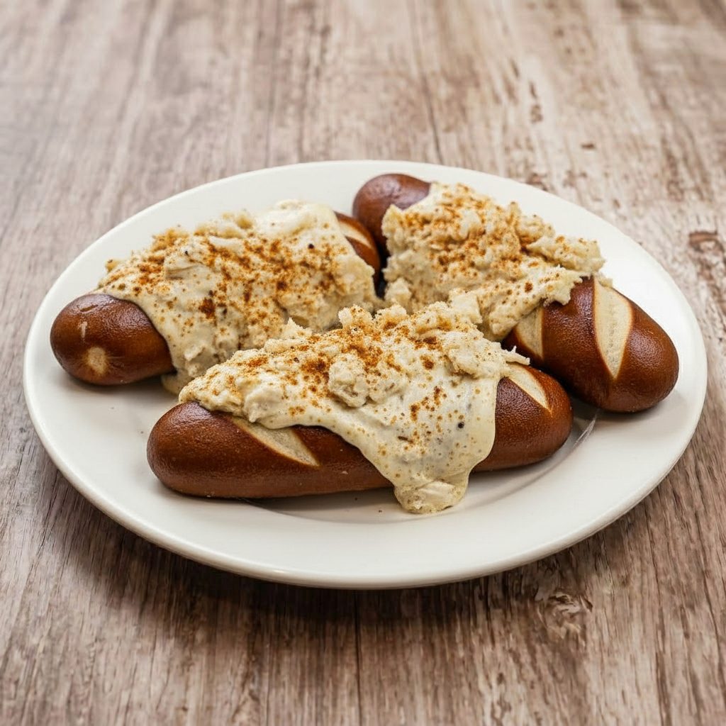 Crabby Pretzel.