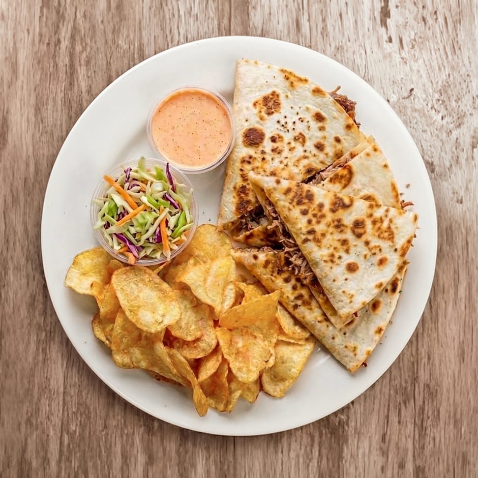 Brisket Quesadilla.
