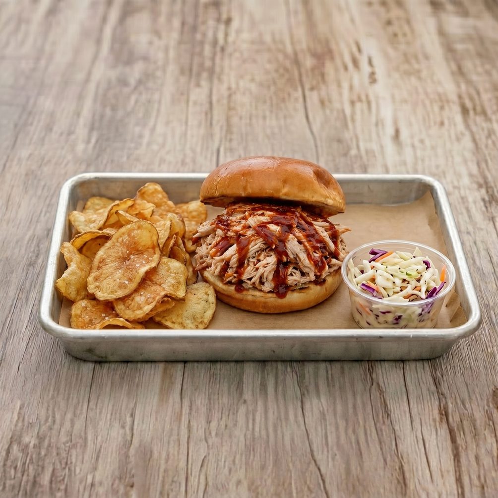 Pulled Pork Sandwich.