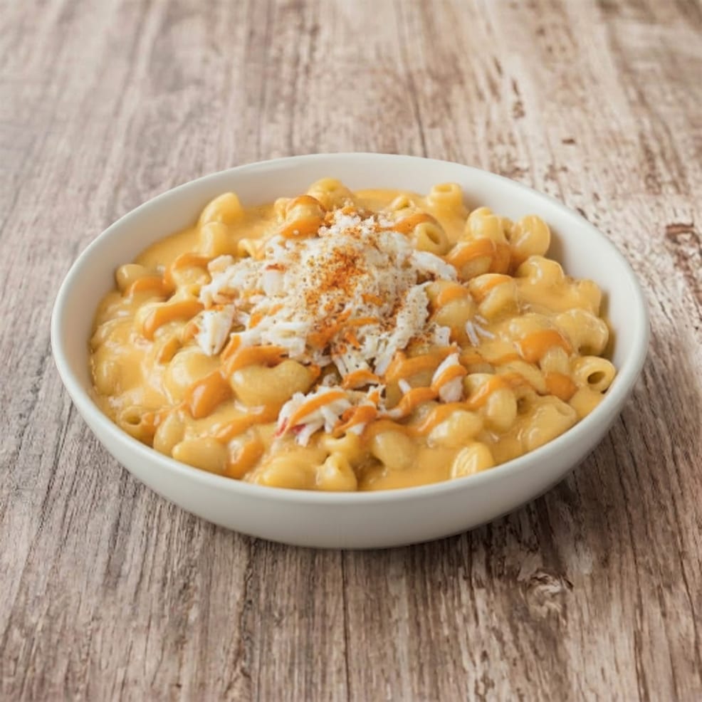 Crabby Mac & Cheese.
