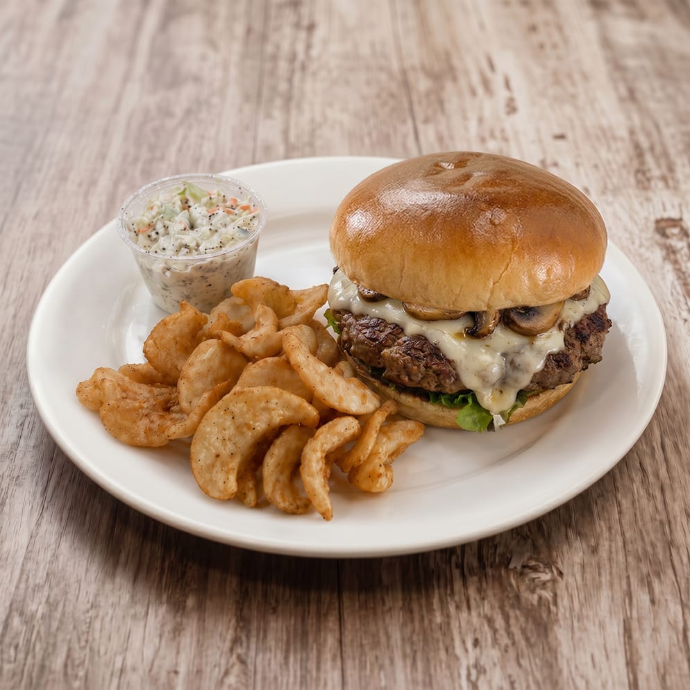 Mushroom & Havarti Burger.